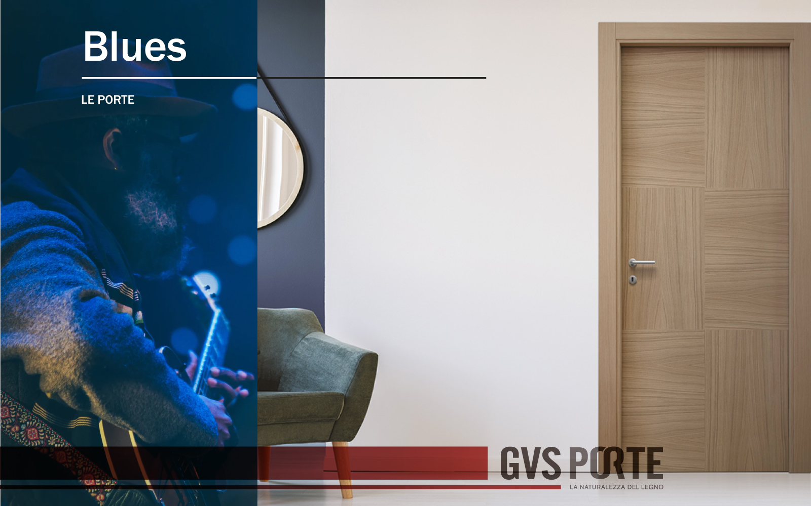 stile contemporaneo serie blues porte GVS